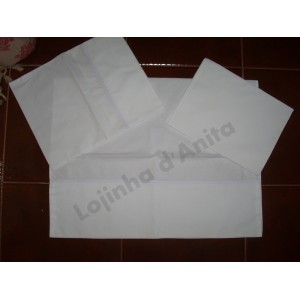 Len&ccedil;&oacute;is de alcofa brancos