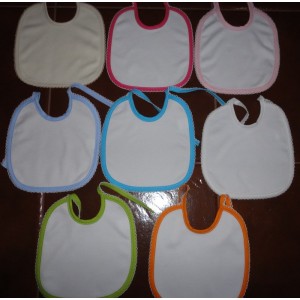 Babetes de malha "quadrados"