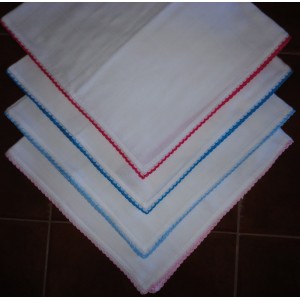 Fraldas debruadas com efeito "pic&ocirc;t"