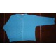 Casaco azul turquesa