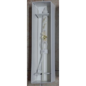 Vela de batismo redonda