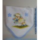 Fralda pintada com ovelha - azul 