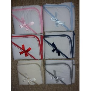 Manta para pintar com pregas e la&ccedil;o 