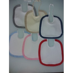 Babete para pintar com folhos