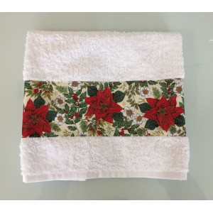 Pano turco de cozinha com barra de Natal