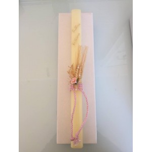 Vela de batismo retangular