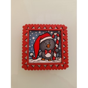 &Iacute;man moldura pintado &agrave; m&atilde;o