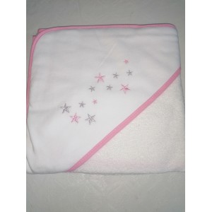 Toalha de banho com estrelinhas 