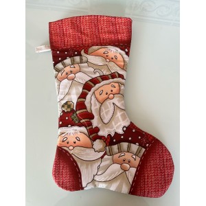 Bota de natal forrada e almofadada
